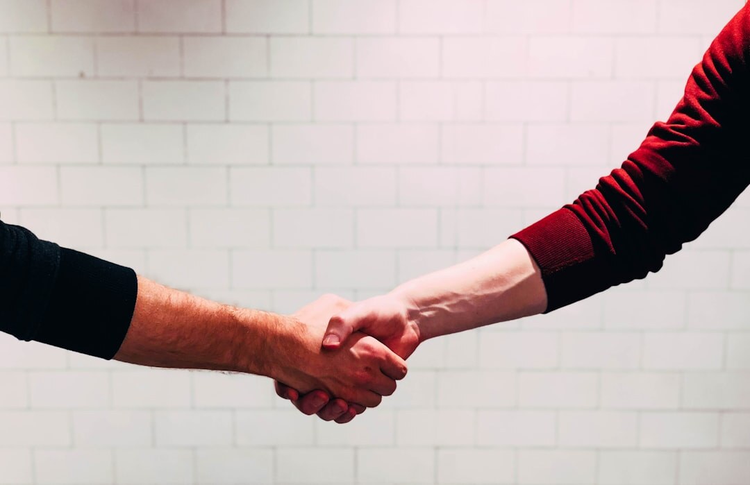 handshake in luxury setting